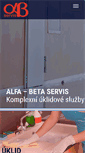 Mobile Screenshot of alfabetaservis.cz